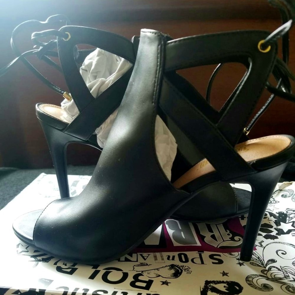 Black Women's High Heels US Size 8